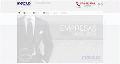 Desktop Screenshot of metclubuniformes.com